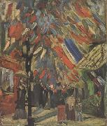 Vincent Van Gogh The Fourteenth of July Celebration in Paris (nn04) Spain oil painting artist